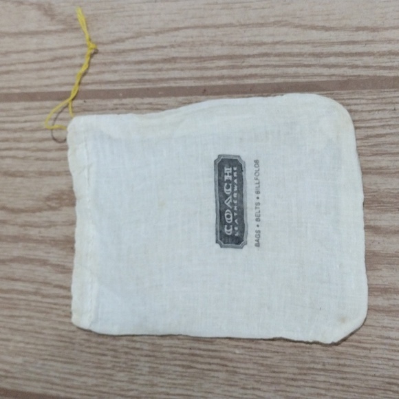 Coach Beige Drawstring Protective Storage Dust Bag - Small Items 5.5 x 7.25-in - Picture 1 of 9